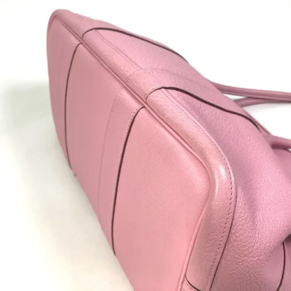Hermès Vintage Pre-owned Leather totes Pink Dames