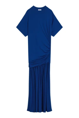 Lång Damklänning Elegant Stil