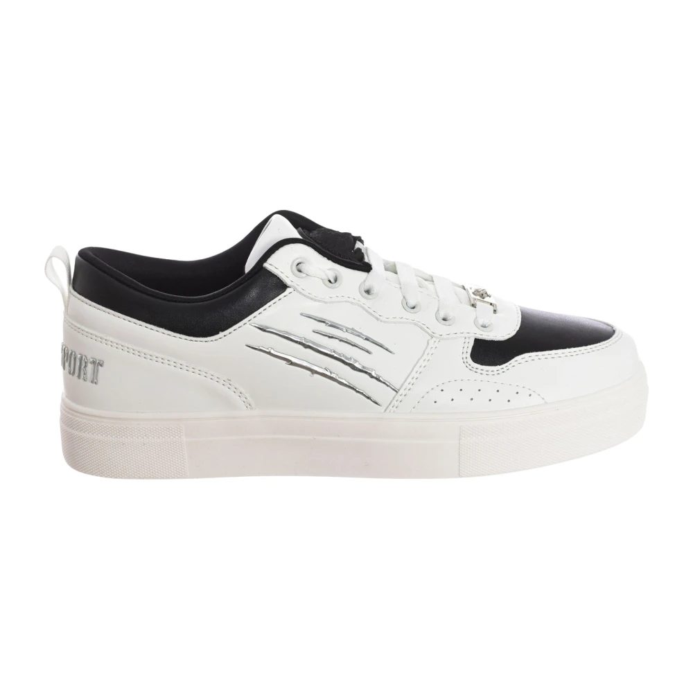 Plein Sport Men's White Sporty Mid-Top Trainers - Skateboarding - 6 Uk - Sport