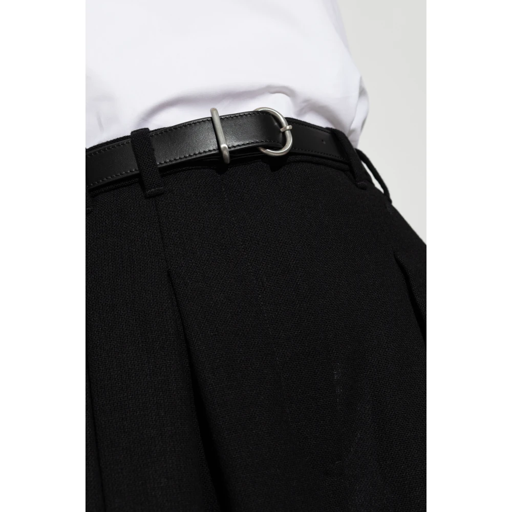 Jil Sander Wollen broek Black Dames