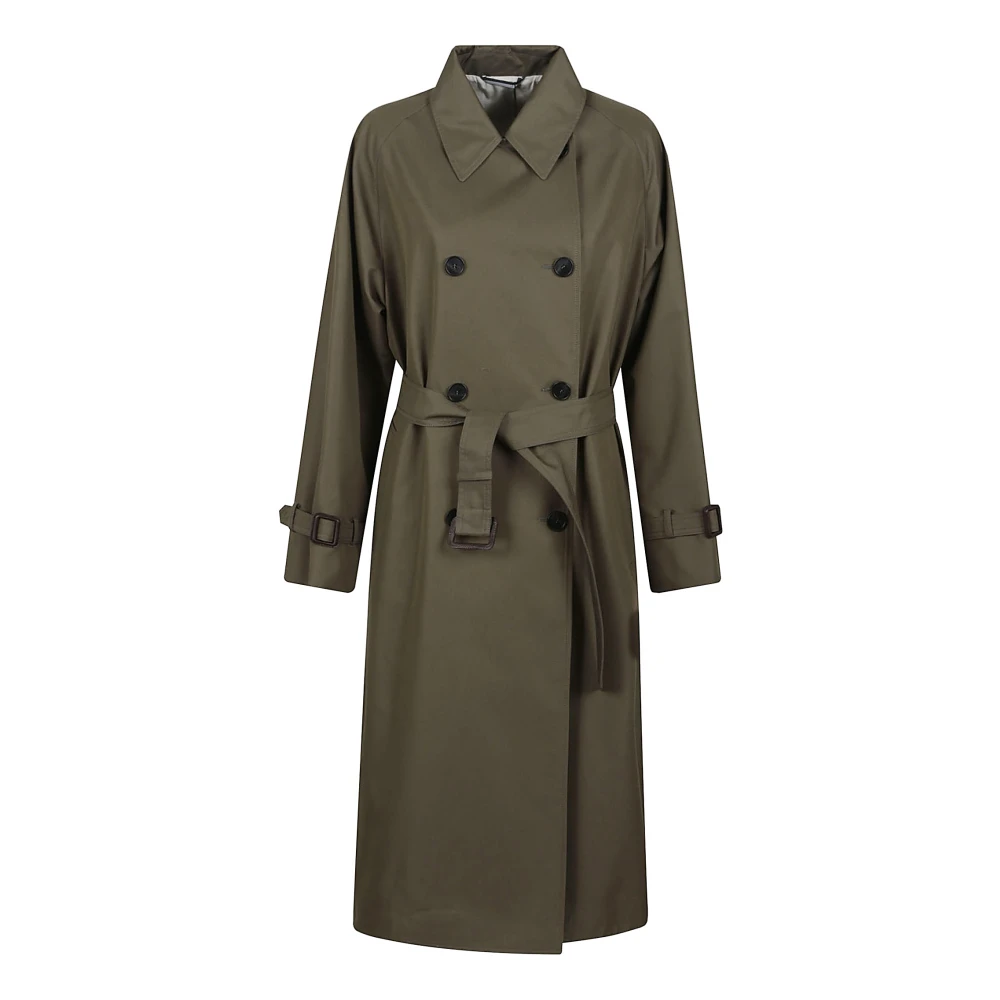 Max Mara Weekend Stijlvolle Groene Regenjas Dameskleding Green Dames