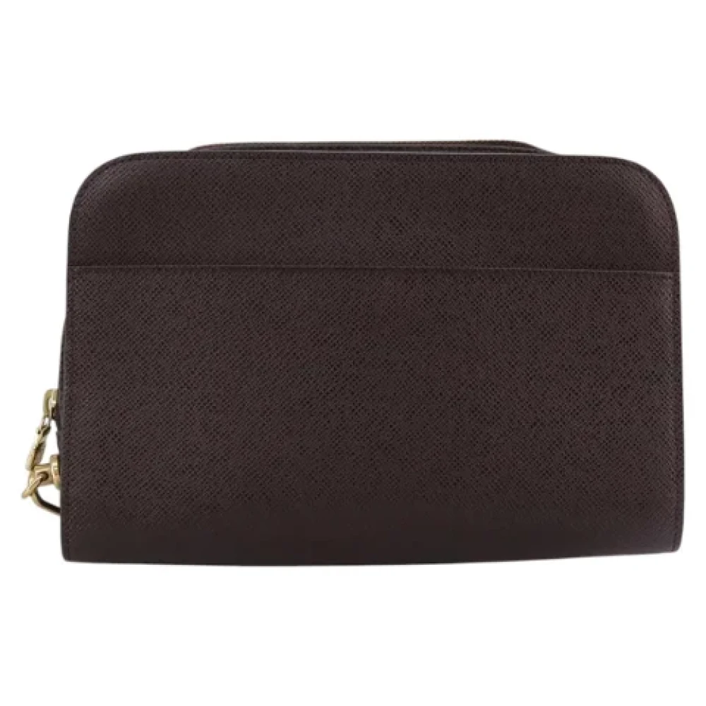 Louis Vuitton Vintage Pre-owned Leather clutches Brown Dames