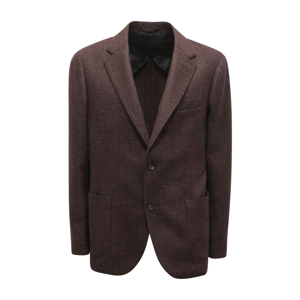 Lardini Men's Brown Blazers, Xl, Wool/Cashmere Jacket