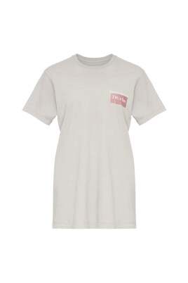 beige-slogan-print-crew-neck-t-shirt