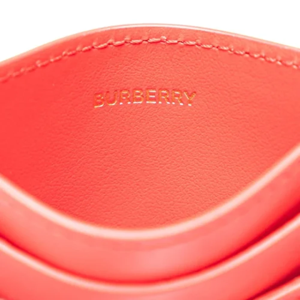 Burberry Vintage Pre-owned Leather wallets Red Dames