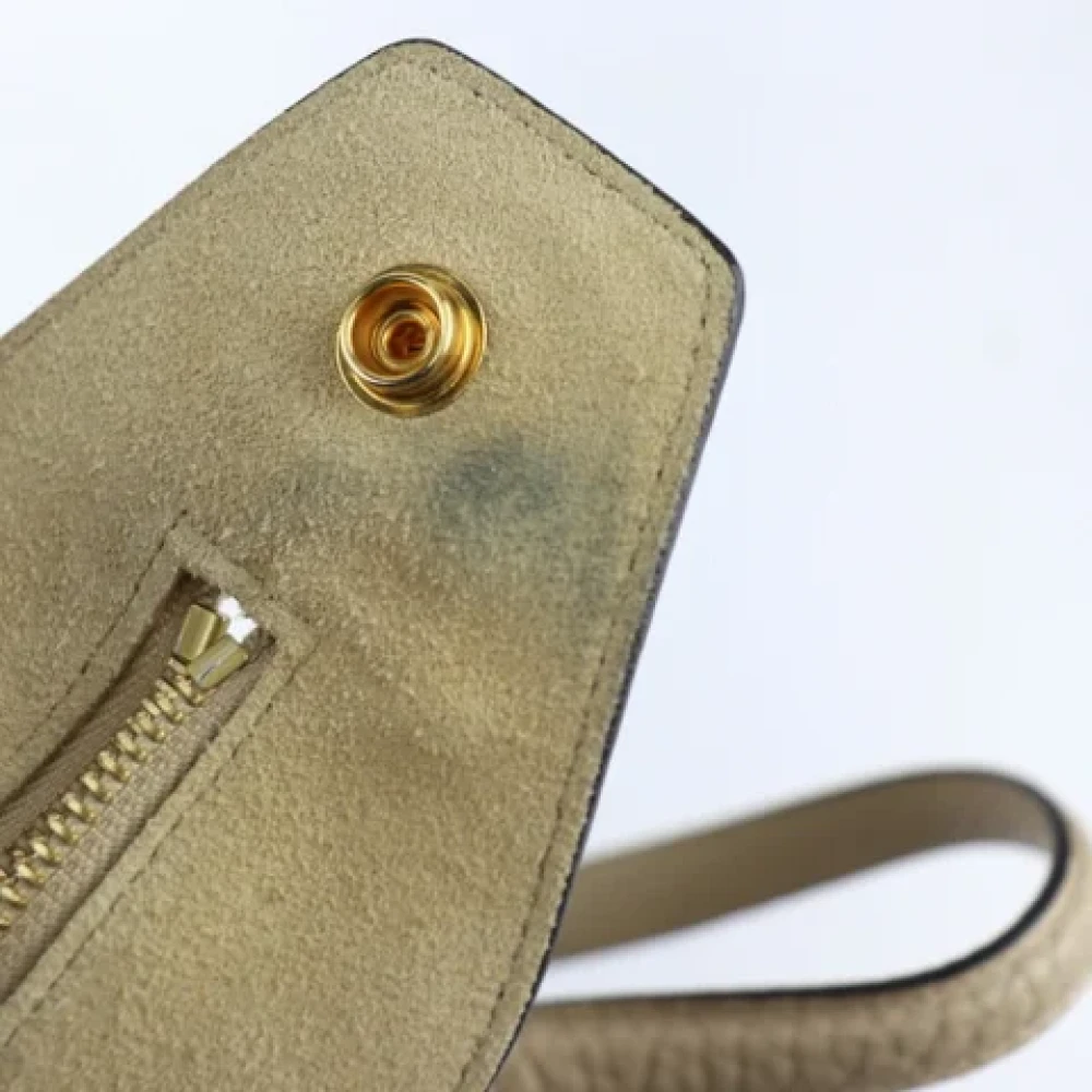 Celine Vintage Pre-owned Leather totes Beige Dames