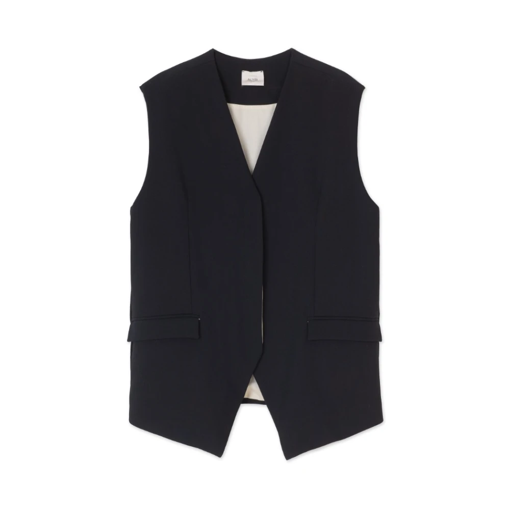 Alysi Lange Urban Daily Vest Black Dames