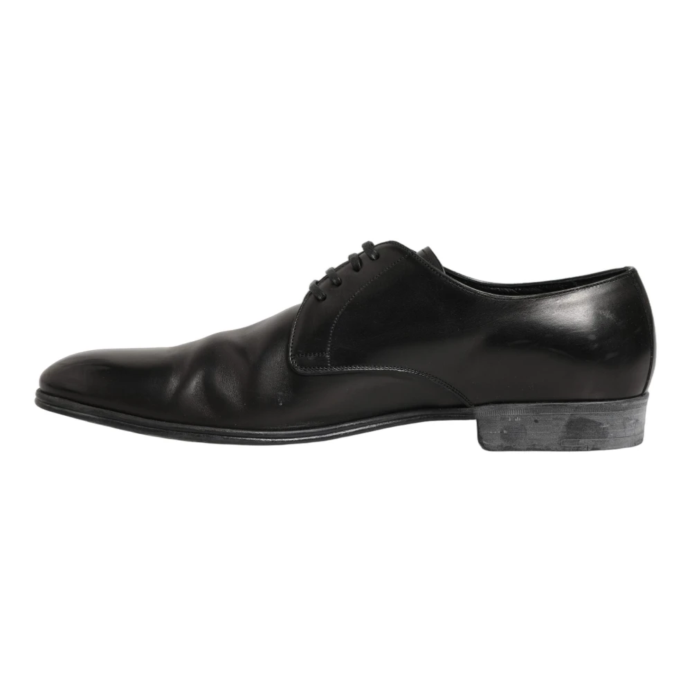 Dolce & Gabbana Men's Black Derby Dress Shoes - Dress Shoes - 9 1/2 Uk - Shoes