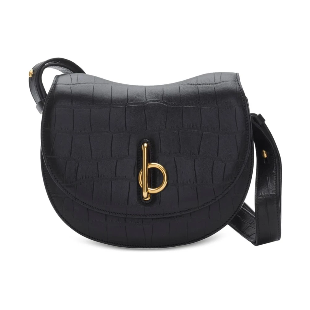 Burberry Zwarte Stijlvolle Tassen Collectie Black Dames