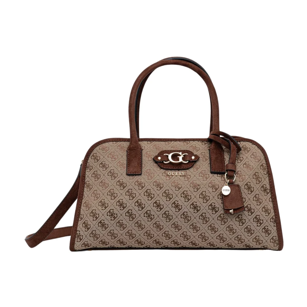 Guess Donna Beige Donne, Borsa A Mano, Borsa A Tracolla Samantha Girlfriend, - Immagine 5