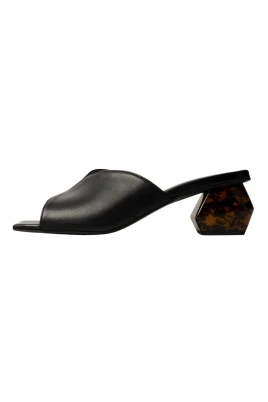 Miss Stone Heeled Mules