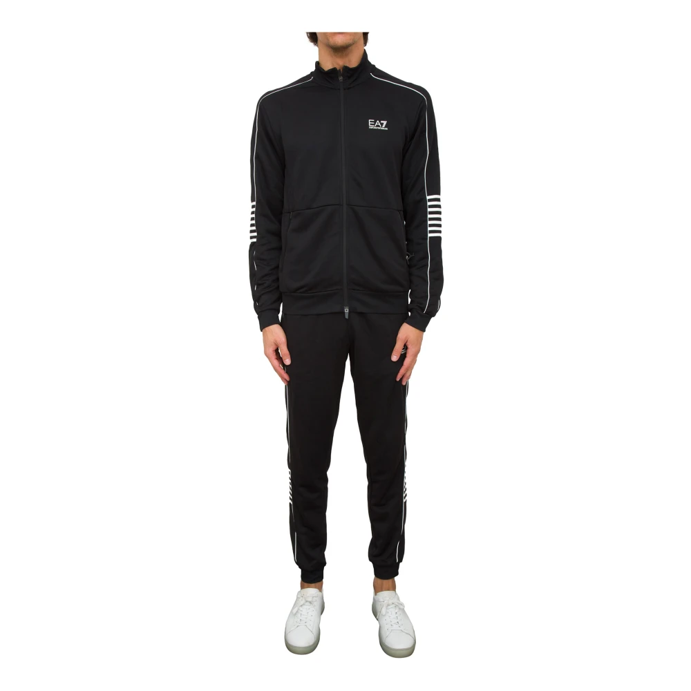 Emporio Armani EA7 Zwart Sportief Trainingspak Black Heren