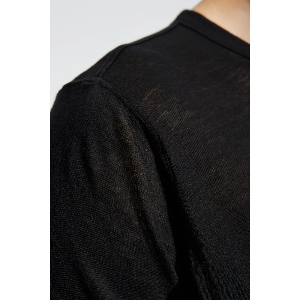 Rick Owens Basic T-Shirt Black Heren