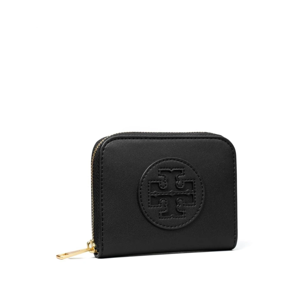 TORY BURCH Ella Bio Kleine Ritsportemonnee Black Dames