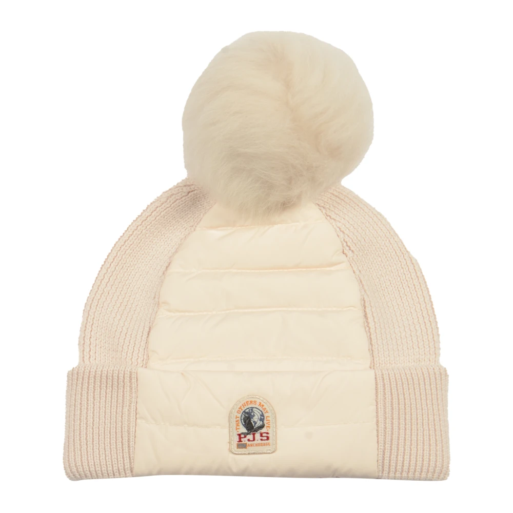 Parajumpers Puffer Hoed voor Winter Buiten Beige Heren