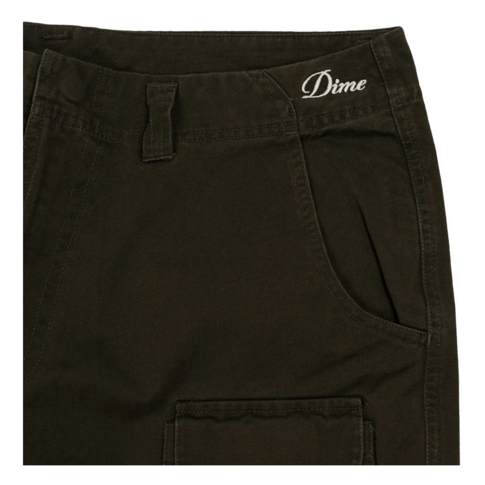 Dime Mtl Olijfgroene Viskledingbroek Green Heren
