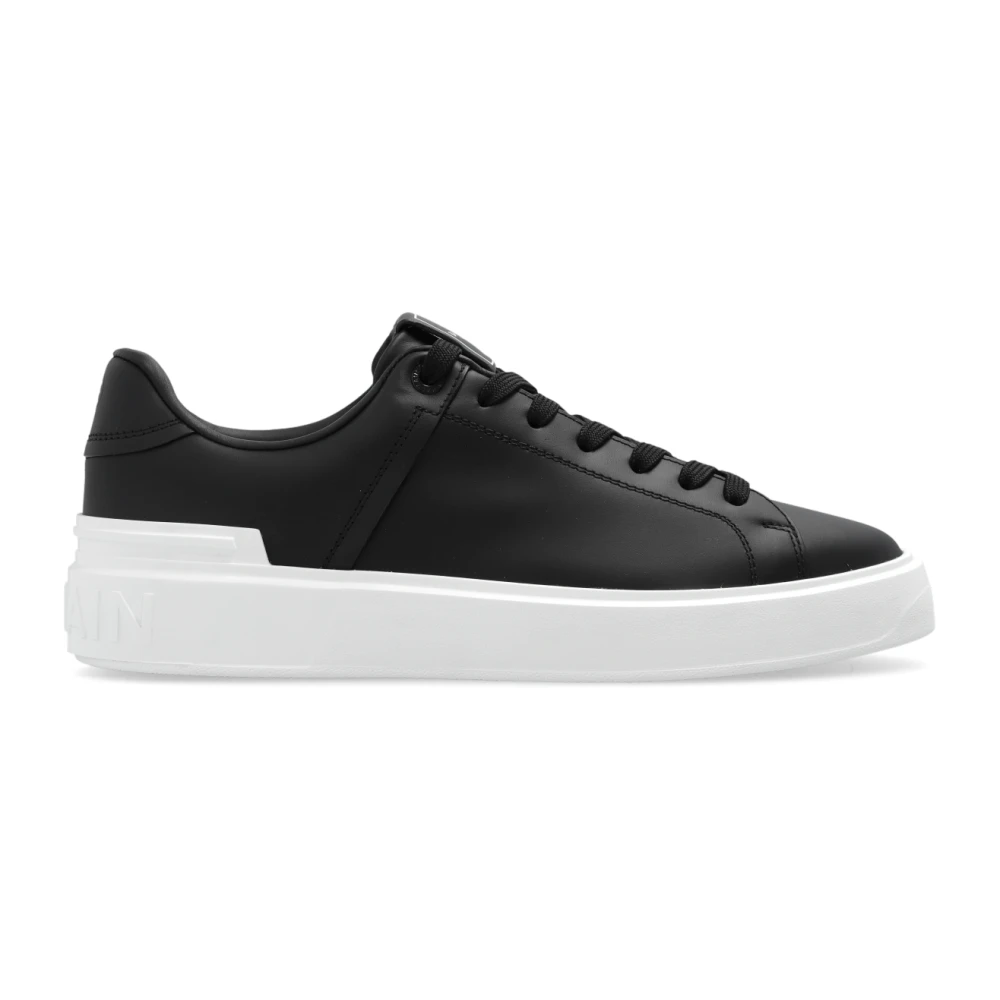 Balmain Black Trainers With Logo - Female - Sneakers - 8 Uk - Shoes