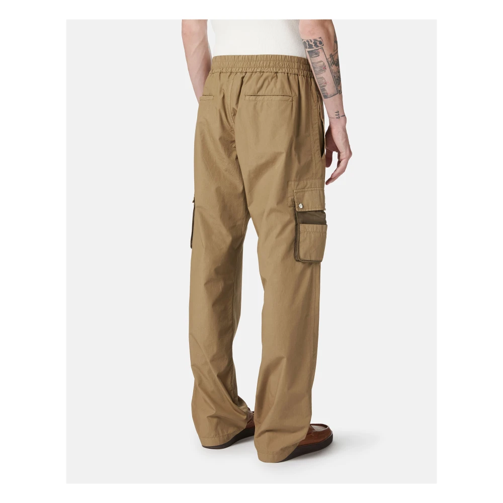 Iceberg Modderkleurige cargobroek Beige Heren