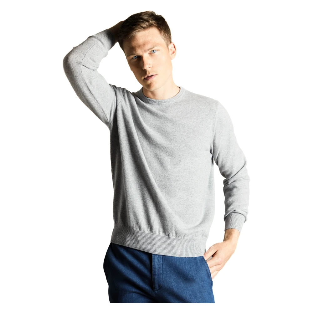 Colombo Cashmere Trui Gray Heren