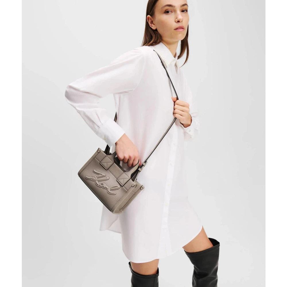 Karl Lagerfeld Crossbody Gray Dames