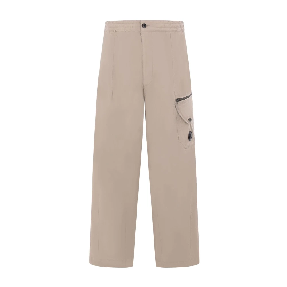 C.P. Company Cargo broek met elastische tailleband en verstelbare zoom Green Heren