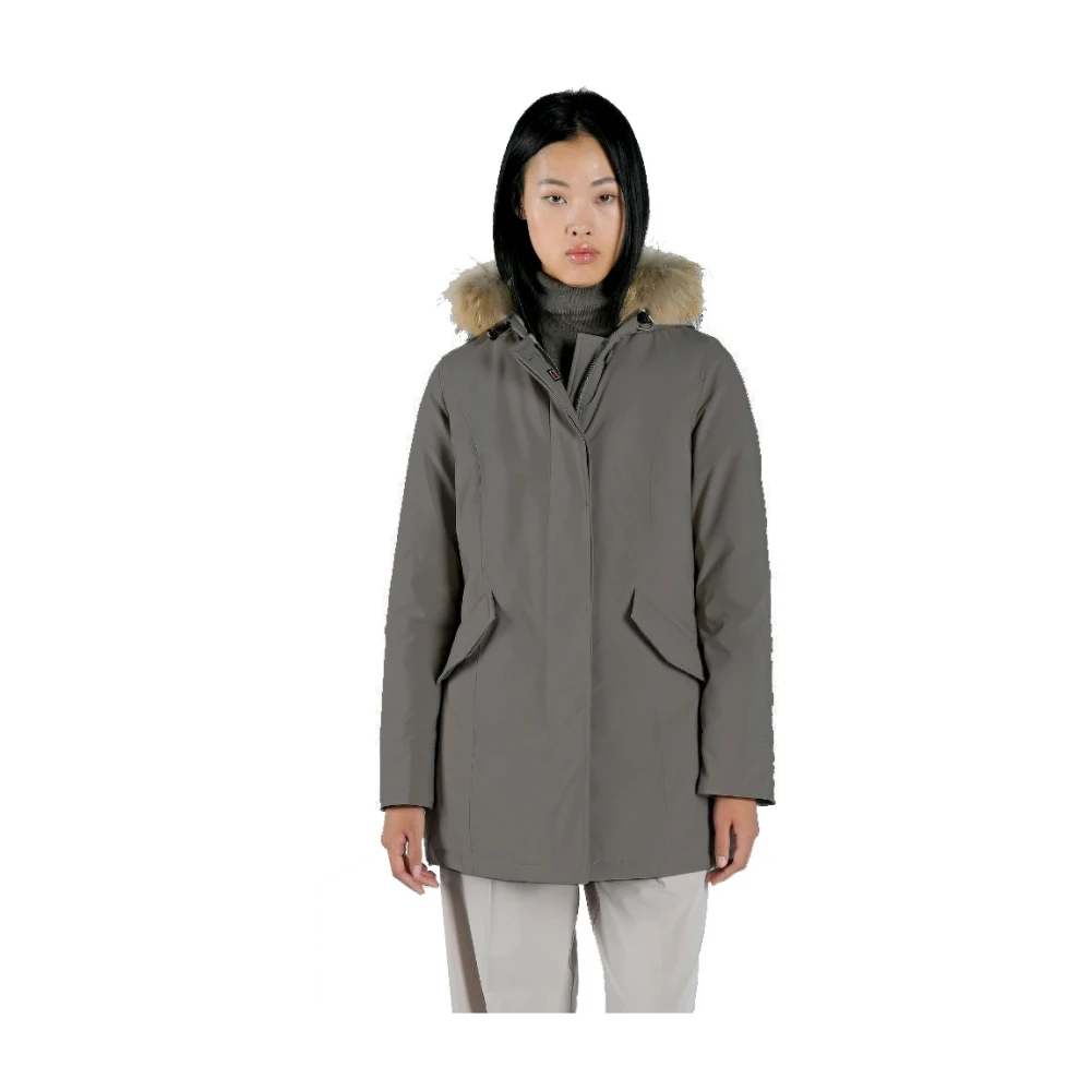 Canadian Classics Bruine Bontjas Afneembare Voering Brown Dames