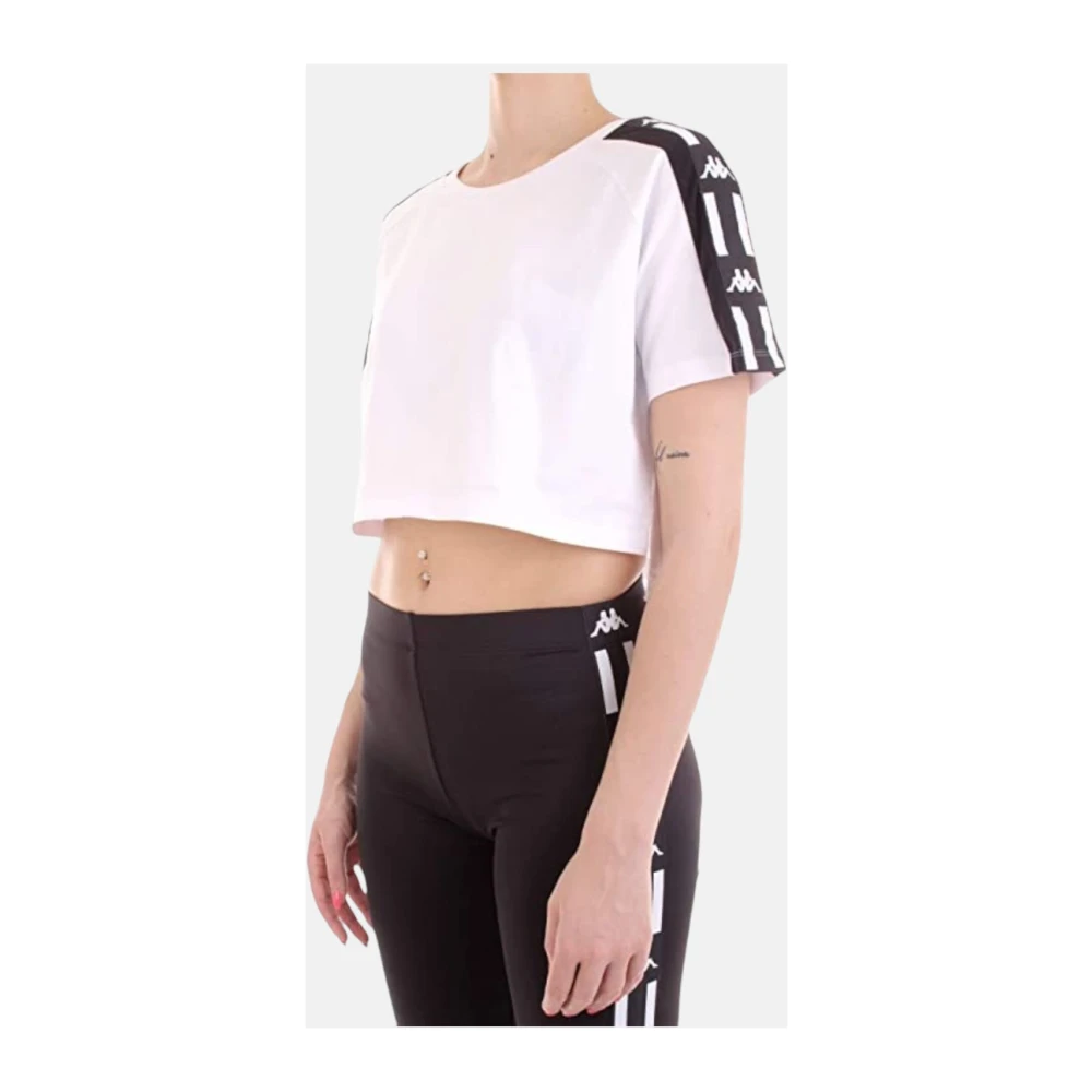 Kappa Korte Mouw T-shirt White Dames