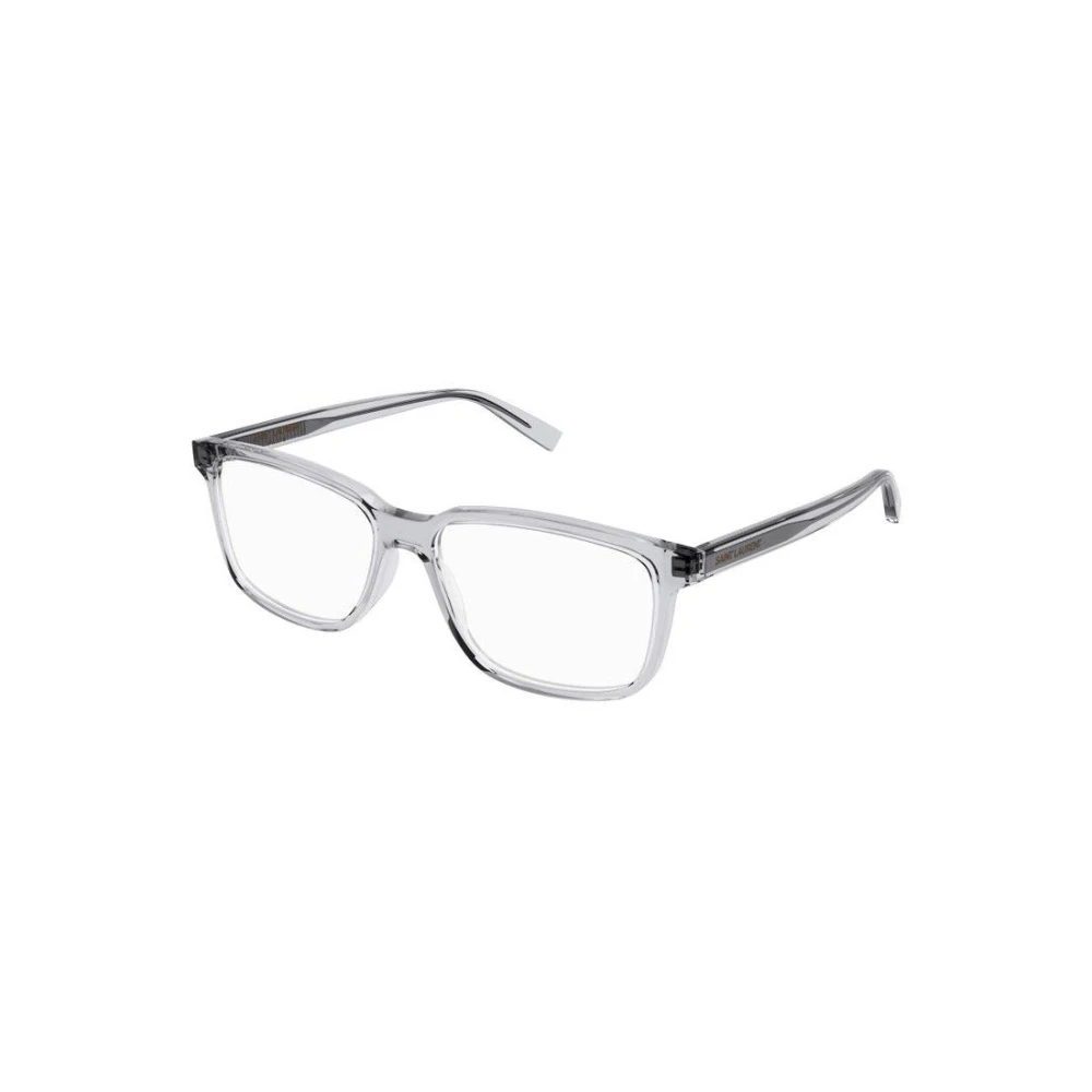 Saint Laurent Men's Gray Optical Frame - Glasses - 56 Mm - Accessories
