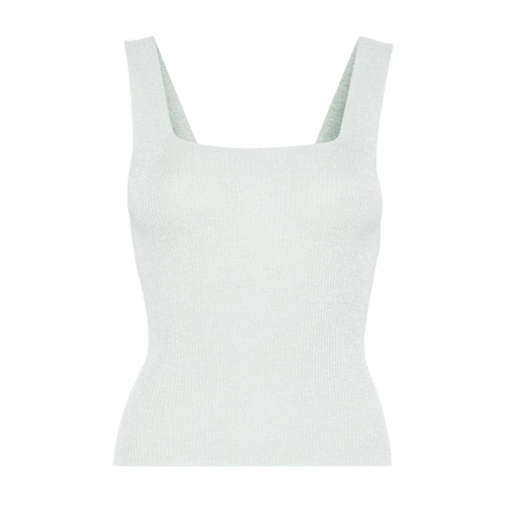 Twinset Women's Blue Aqua Green Topwear For - Sleeveless Tops - L - Tops