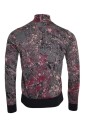 pull-a-col-roule-graphique-multicolore-homme