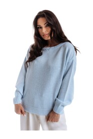 Sweter CHLOE w niebieskim kolorze