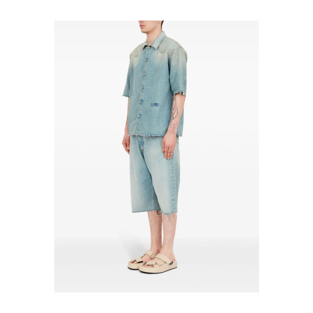 MM6 Maison Margiela Stijlvol Overhemd Blue Heren