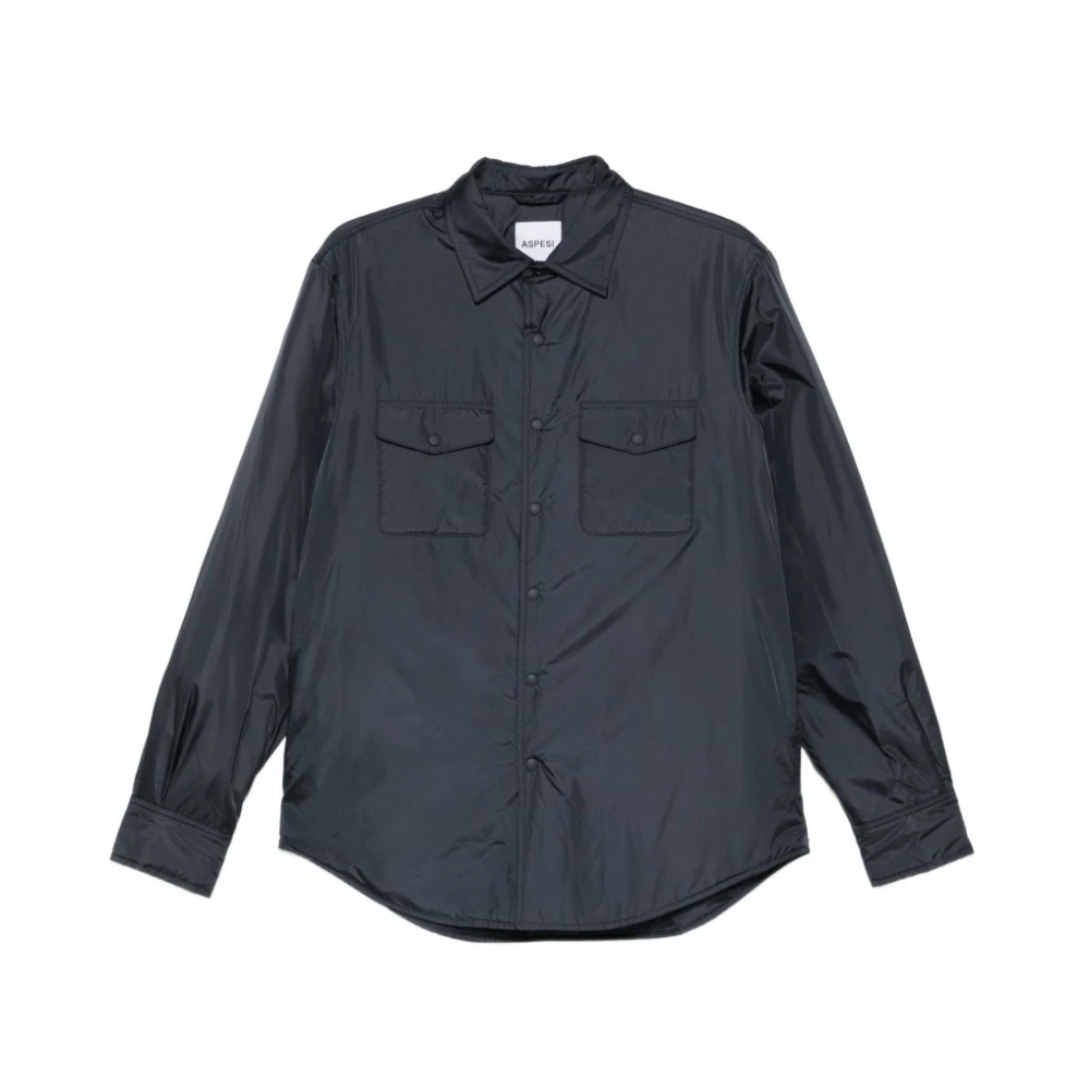 Aspesi Uomo Blu - Camicia Casual - Shirts - M