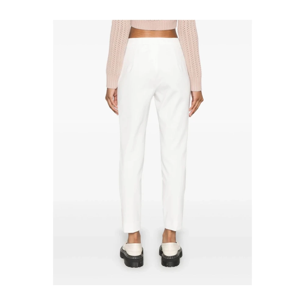 Max Mara Elegante Pegno Broek White Dames