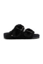 shearling-gesp-sandalen