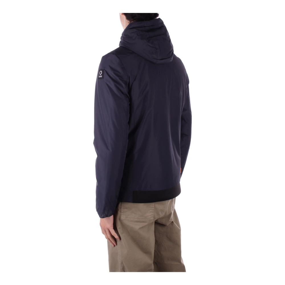 Suns Hoodie met ritssluiting zakken Blue Heren