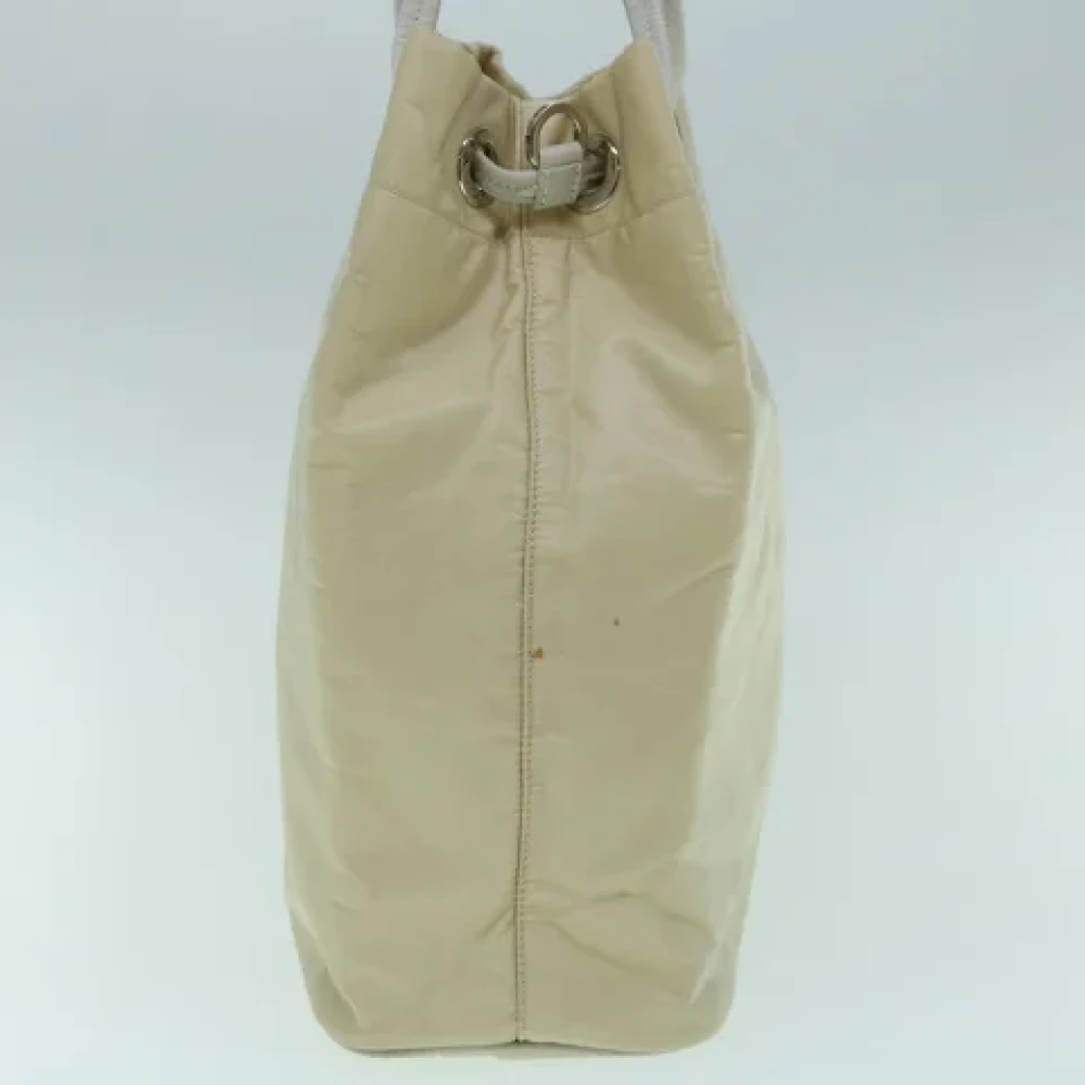 Prada Vintage Pre-owned Nylon totes Beige Dames