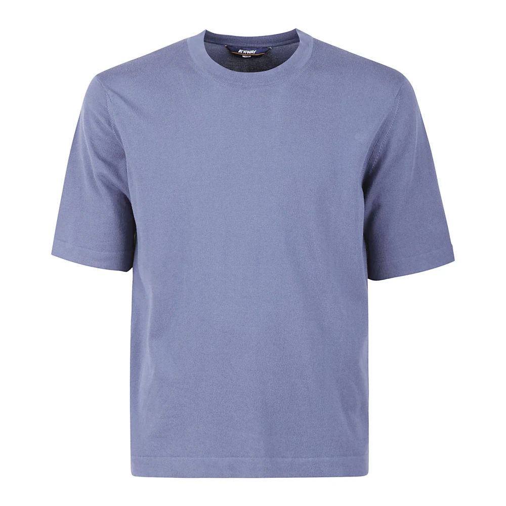 K-way Blauwe T-shirts en Polos Blue Heren
