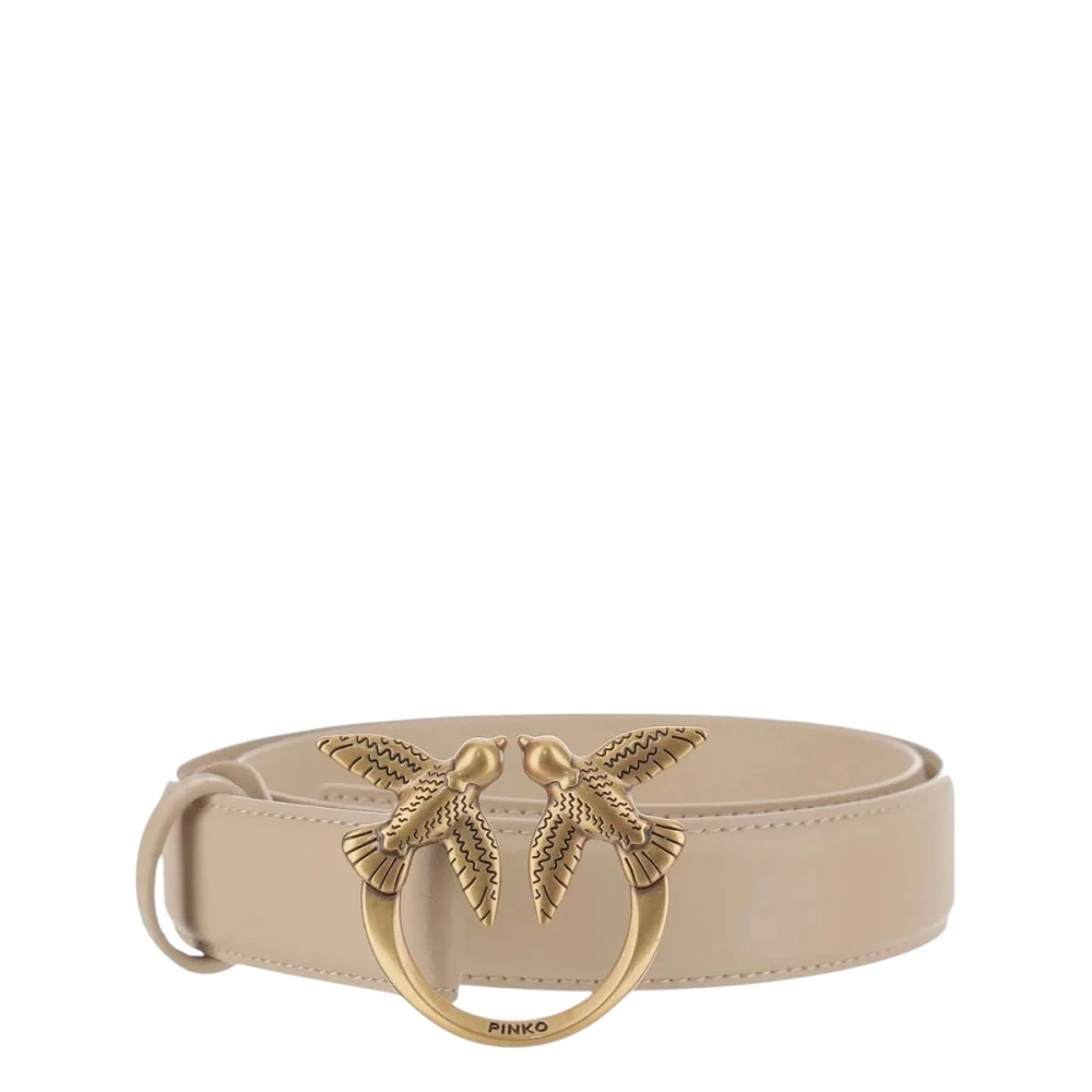Pinko Pelle Stijlvolle Modieuze Statement Ketting Beige Dames