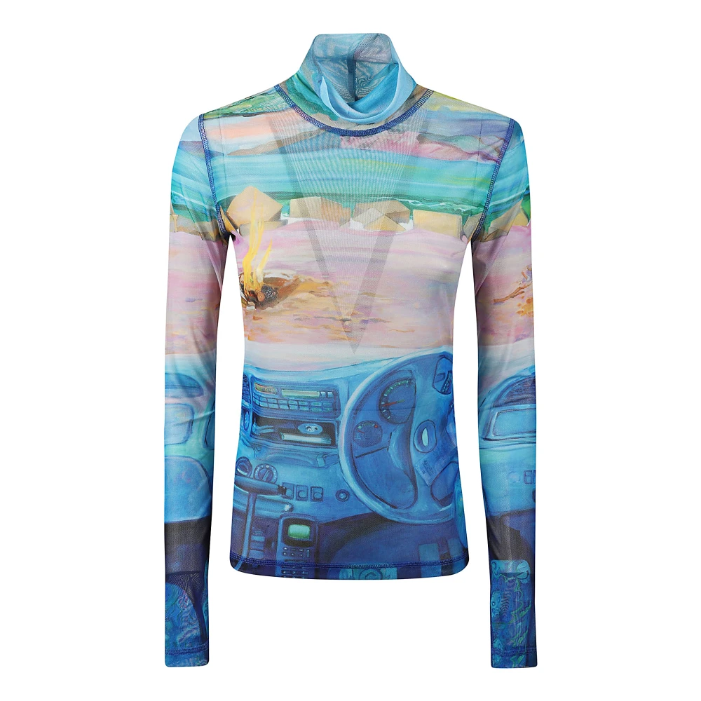 JW Anderson Stijlvolle Turtle Neck Underpinning Multicolor Dames