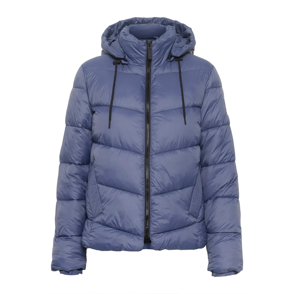 Kaffe Gewatteerde Jas Blauw Indigo Blue Dames