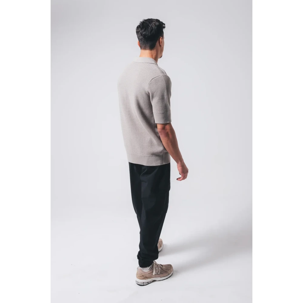 Aeden Taupe Herenshirt Gray Heren