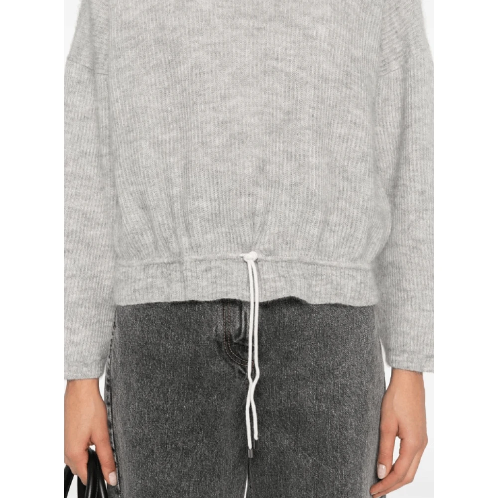 BRUNELLO CUCINELLI Ribgebreide Trui Gray Dames