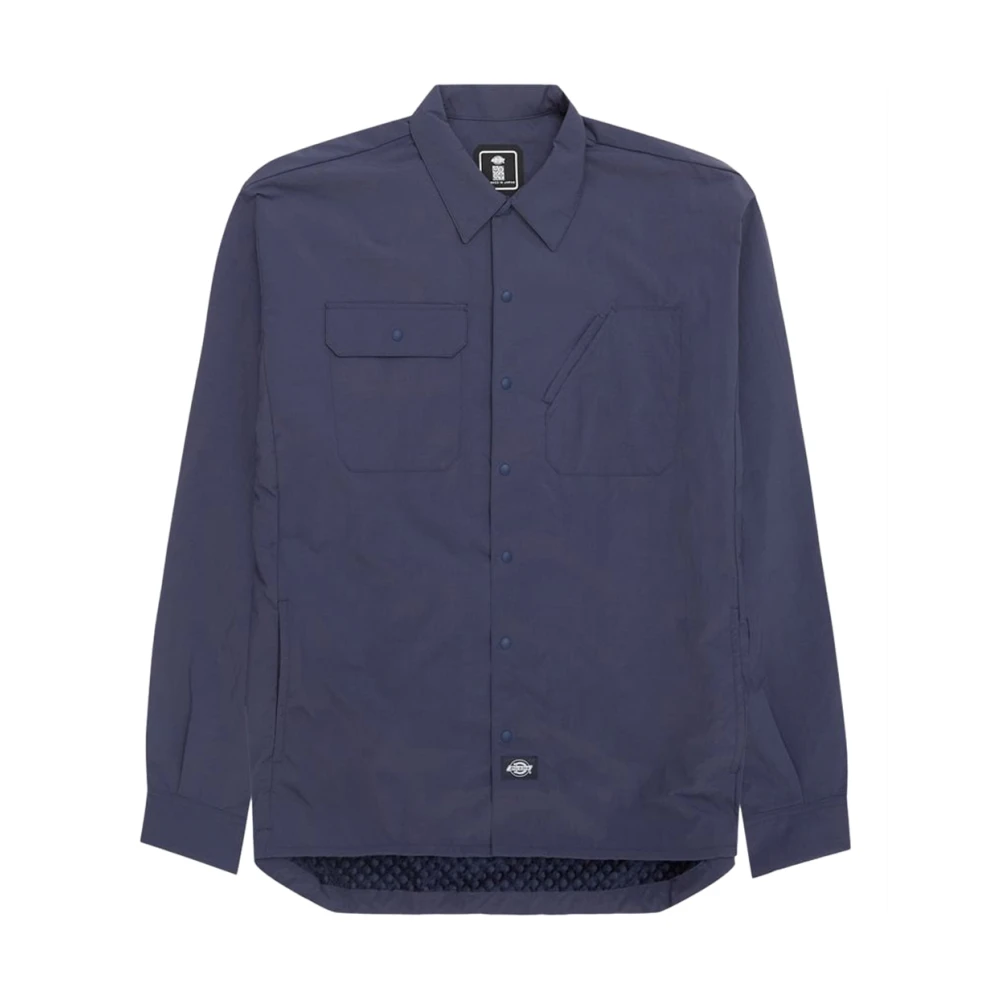 Dickies Oversized werkschirt met geperforeerd paneel Blue Heren