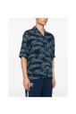 logo-print-button-up-shirt