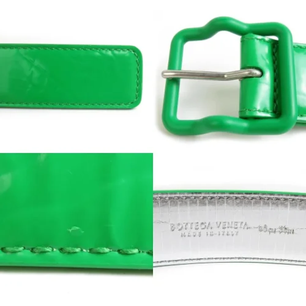 Bottega Veneta Vintage Pre-owned Leather belts Green Unisex