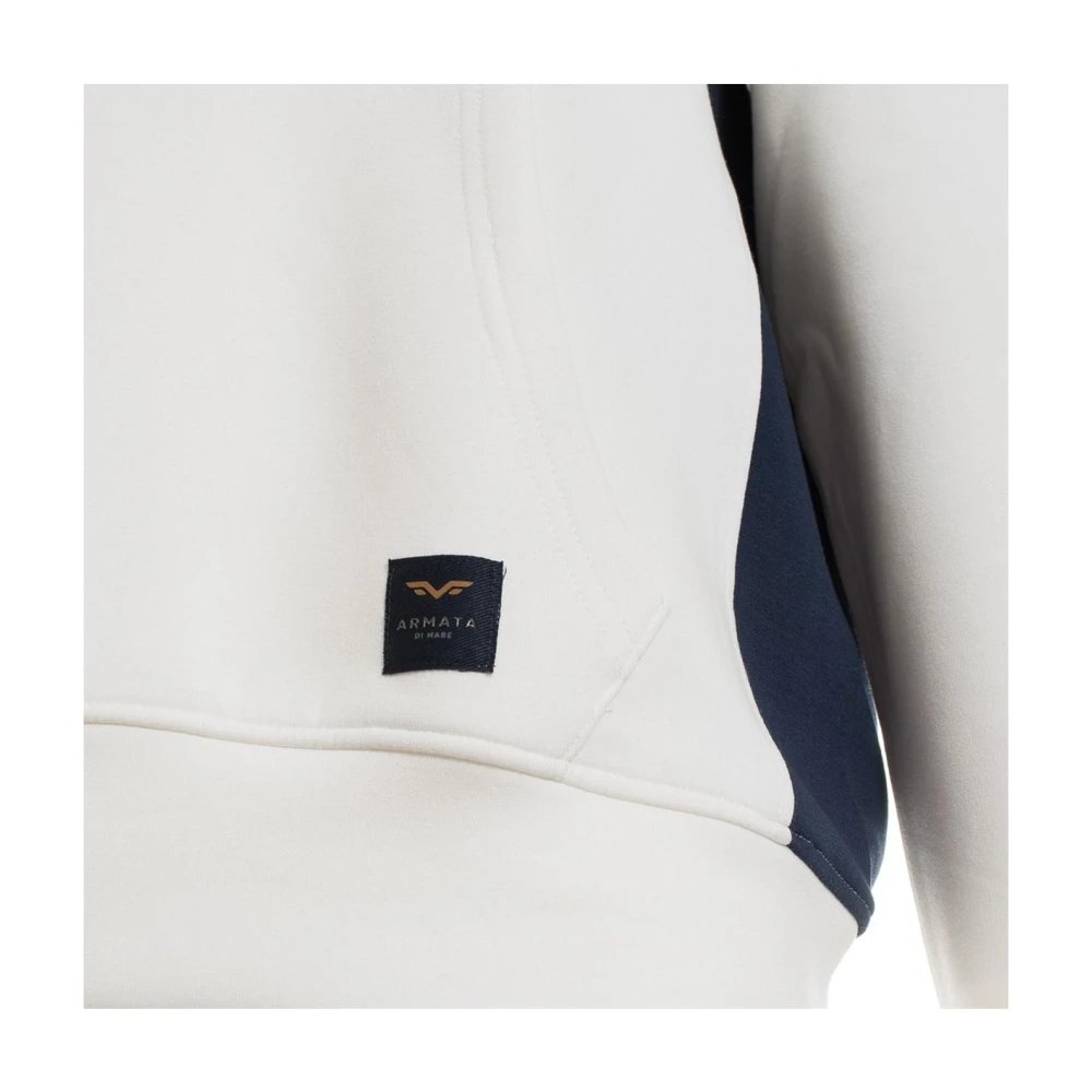 Armata Di Mare Katoenmix Hoodie Sweatshirt White Heren