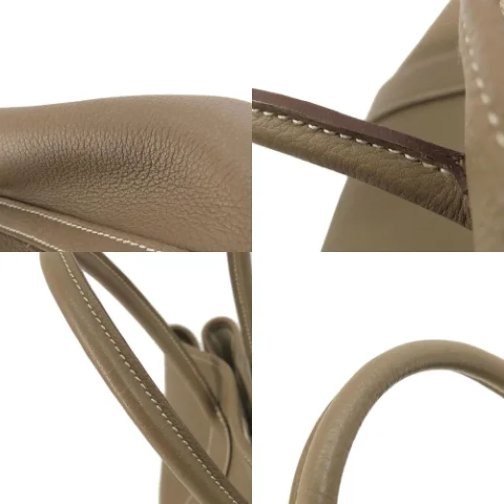 Hermès Vintage Pre-owned Fabric totes Beige Dames