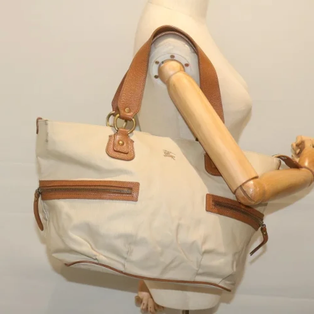 Burberry Vintage Pre-owned Canvas totes Beige Dames
