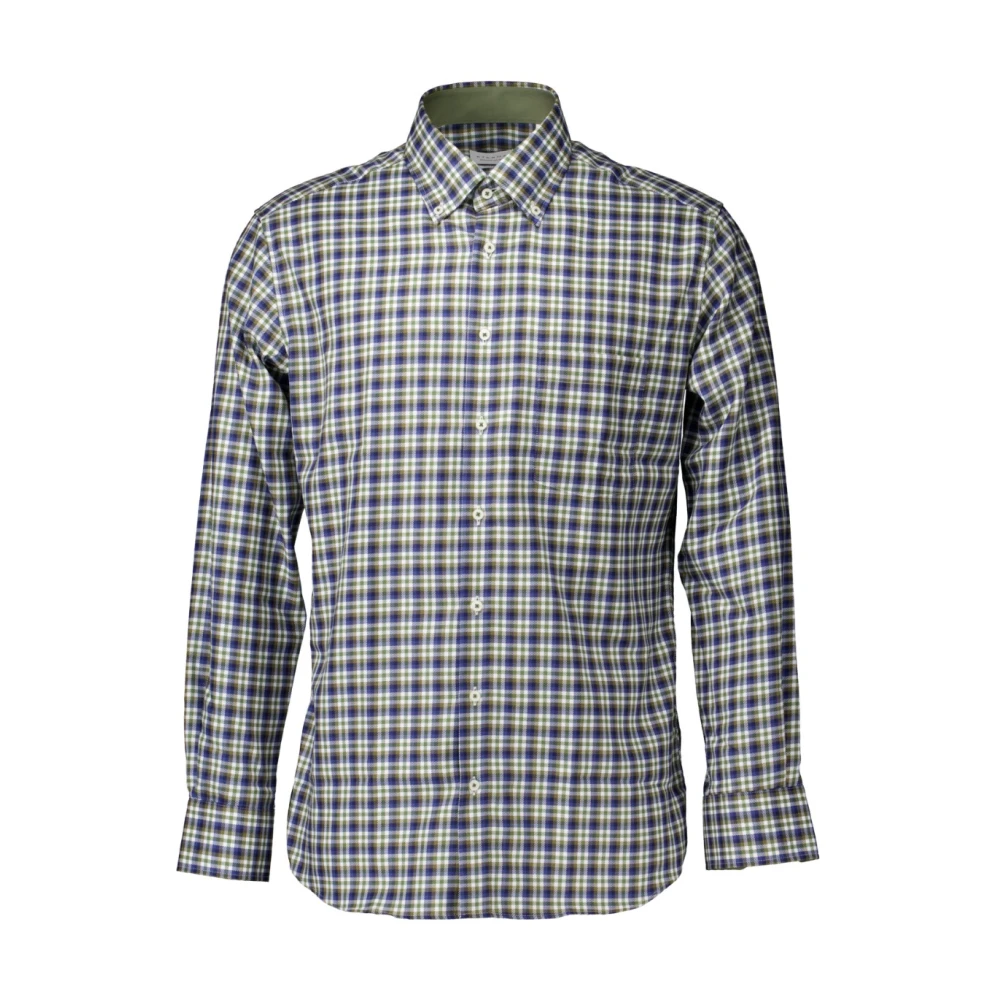 Eterna Groen Overhemd Lange Mouw 4202 Green Heren